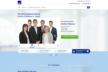 axa-betreuer.de/steffen_podeswa - Finanzdienstleister Telgte