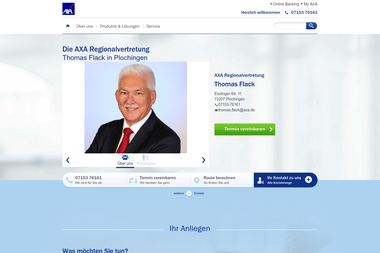 axa-betreuer.de/thomas_flack - Finanzdienstleister Plochingen
