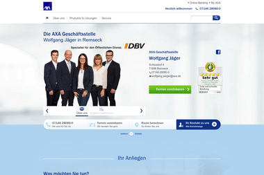 axa-betreuer.de/wolfgang_jaeger - Versicherungsmakler Remseck Am Neckar