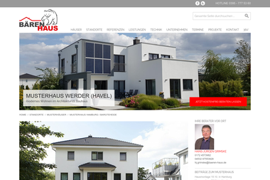 baeren-haus.de/standorte/musterhaeuser/musterhaus-bargteheide.html - Tiefbauunternehmen Bargteheide