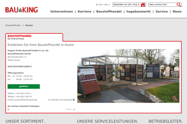 bauking.de/standorte/baustoffhandel-goslar - Baustoffe Goslar