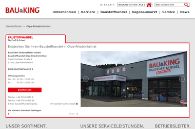 bauking.de/standorte/baustoffhandel-olpe - Bauholz Olpe