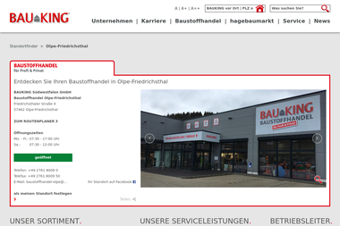 bauking.de/standorte/baustoffhandel-olpe-friedrichsthal - Bauholz Olpe