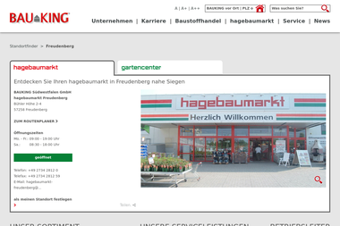 bauking.de/standorte/hagebaumarkt-freudenberg - Baustoffe Freudenberg