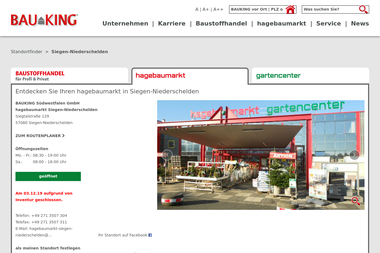 bauking.de/standorte/hagebaumarkt-siegen-niederschelden - Baustoffe Siegen