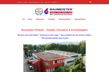 baumeister-klima.de/cms - Wasserinstallateur Rottweil