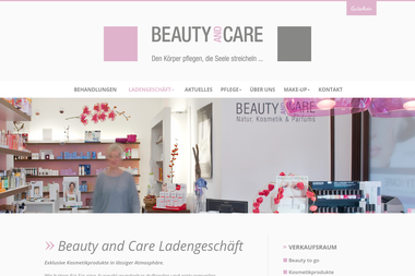 beautyandcare.com/ladengeschaeft/verkaufsraum - Kosmetikerin Bad Driburg