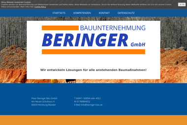 beringer-bau.de - Fassadenbau Homburg