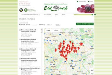 blumenversand-edelweiss.de/filialen/edelweiss-erfurt-thueringenpark-ii - Blumengeschäft Erfurt