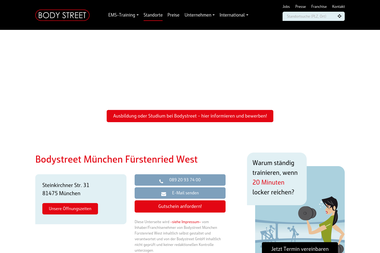 bodystreet.com/de/standorte/deutschland/muenchen/bodystreet-muenchen-fuerstenried-west - Personal Trainer München