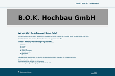 b-o-k-hochbau.de - Hochbauunternehmen Bocholt