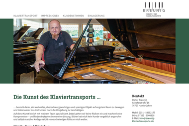 breunig-klaviertransporte.de - Kleintransporte Mannheim