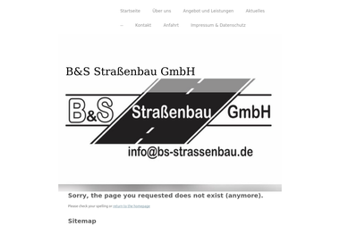 bs-strassenbau.de/impressum - Straßenbauunternehmen Herne