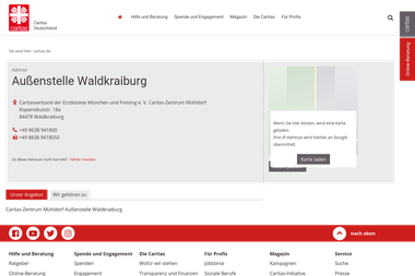 caritas.de/adressen/caritas-zentrum-muehldorf-aussenstelle-waldkraibur/84478-waldkraiburg/110260 - Unternehmensberatung Waldkraiburg