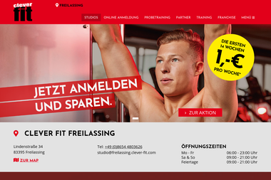 clever-fit.com/fitness-studios/clever-fit-freilassing - Personal Trainer Freilassing