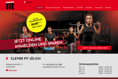 clever-fit.com/fitness-studios/clever-fit-juelich - Personal Trainer Jülich