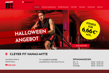 clever-fit.com/hanau-mitte - Personal Trainer Hanau