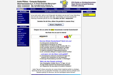 computer-restposten.de/web-shop/catalog/information.php - Computerservice Kraichtal