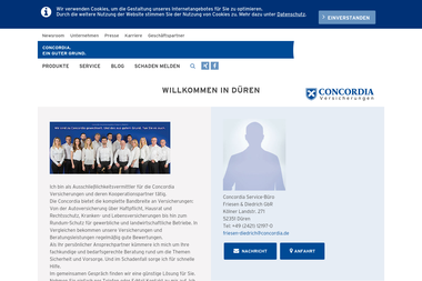 concordia.de/friesen-diedrich - Versicherungsmakler Düren