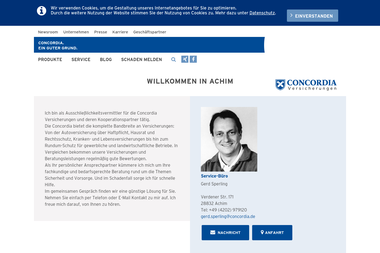 concordia.de/gerd-sperling/start - Versicherungsmakler Achim