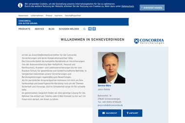 concordia.de/jesco-rohde/start - Versicherungsmakler Schneverdingen