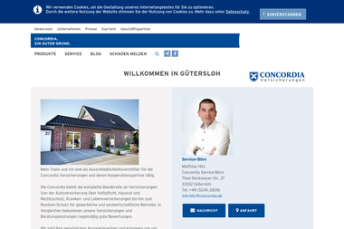 concordia.de/matthias-hitz - Versicherungsmakler Gütersloh