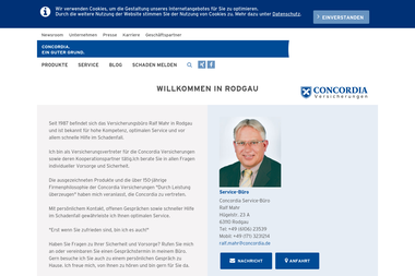 concordia.de/ralf-mahr/start - Versicherungsmakler Rodgau