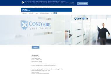 concordia.de/thorsten-kuehn/impressum - Versicherungsmakler Baden-Baden
