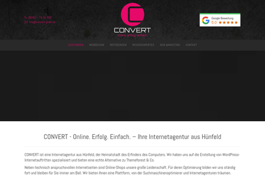 convert-gmbh.de - Werbeagentur Hünfeld