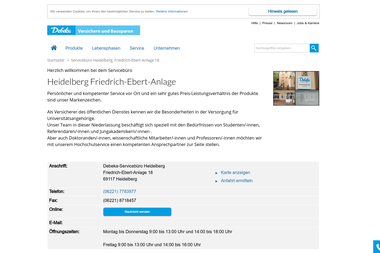 debeka.de/svb/heidelberg2/index.html - Versicherungsmakler Heidelberg