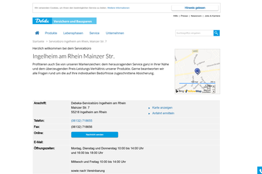 debeka.de/svb/ingelheim_am_rhein/index.html - Versicherungsmakler Ingelheim Am Rhein