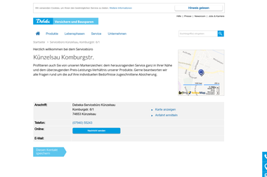 debeka.de/svb/kuenzelsau/index.html - Versicherungsmakler Künzelsau