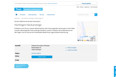 debeka.de/svb/nuertingen/index.html - Versicherungsmakler Nürtingen