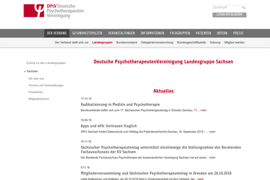 deutschepsychotherapeutenvereinigung.de/der-verband/lg/sachsen/impressum - Psychotherapeut Zwickau