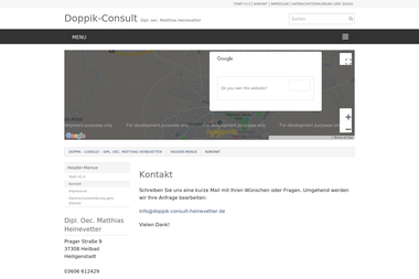 doppik-consult-heinevetter.de/datenablage/header-menue/kontakt.html - Unternehmensberatung Heilbad Heiligenstadt