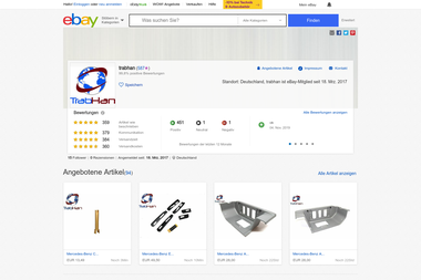 ebay.de/usr/trabhan - Online Marketing Manager Sassenberg