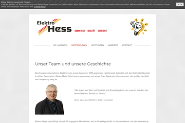 elektro-hess.de/unternehmen - Elektriker Bad Hersfeld