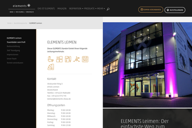 elements-show.de/leimen - Wasserinstallateur Leimen