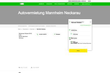 europcar.de/standorte/deutschland/mannheim/mannheim-neckarau - Autoverleih Mannheim