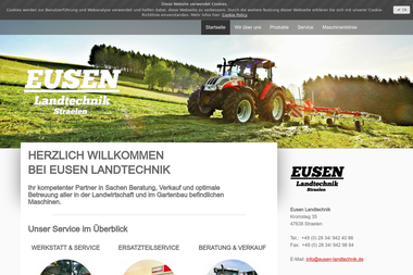 eusen-landtechnik.de - Landmaschinen Straelen
