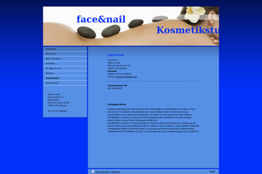 face-and-nail.de/impressum - Kosmetikerin Villingen-Schwenningen