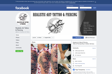 facebook.com/pages/Realistic-Art-Tattoo-Piercing/193176894089972 - Tätowierer Goslar