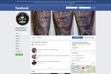 facebook.com/Vasilis-Tattoo-Piercing-Studio-121719431212675/timeline - Tätowierer Schwäbisch Gmünd
