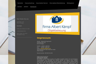 firmakaempf.de/impressum - Handwerker Rodgau