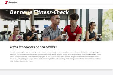 fitnessfirst.de/fitnesscheck - Personal Trainer Eberbach