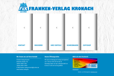 franken-verlag.de - Druckerei Kronach