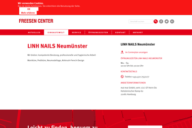 freesencenter.de/einkaufswelt/geschaefte/linh-nails.html - Nagelstudio Neumünster