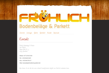 froehlich-parkett.de/kontakt - Bodenbeläge Wilsdruff