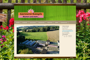 gaertnerei-kaempfe.de - Gärtner Annaberg-Buchholz