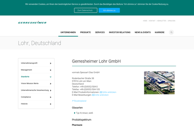 gerresheimer.com/unternehmen/standorte/lohr-deutschland.html - Verpacker Lohr Am Main